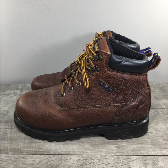 Goodyear GY6393 Lace Up Leather Steel Toe Waterproof Insulated Mens Boots Size 9 - Picture 7 of 11